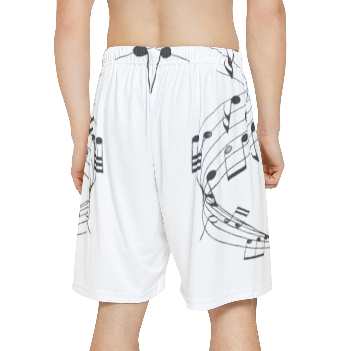 Rhythmic Groove Music Note Sport Shorts - Sangeet Store
