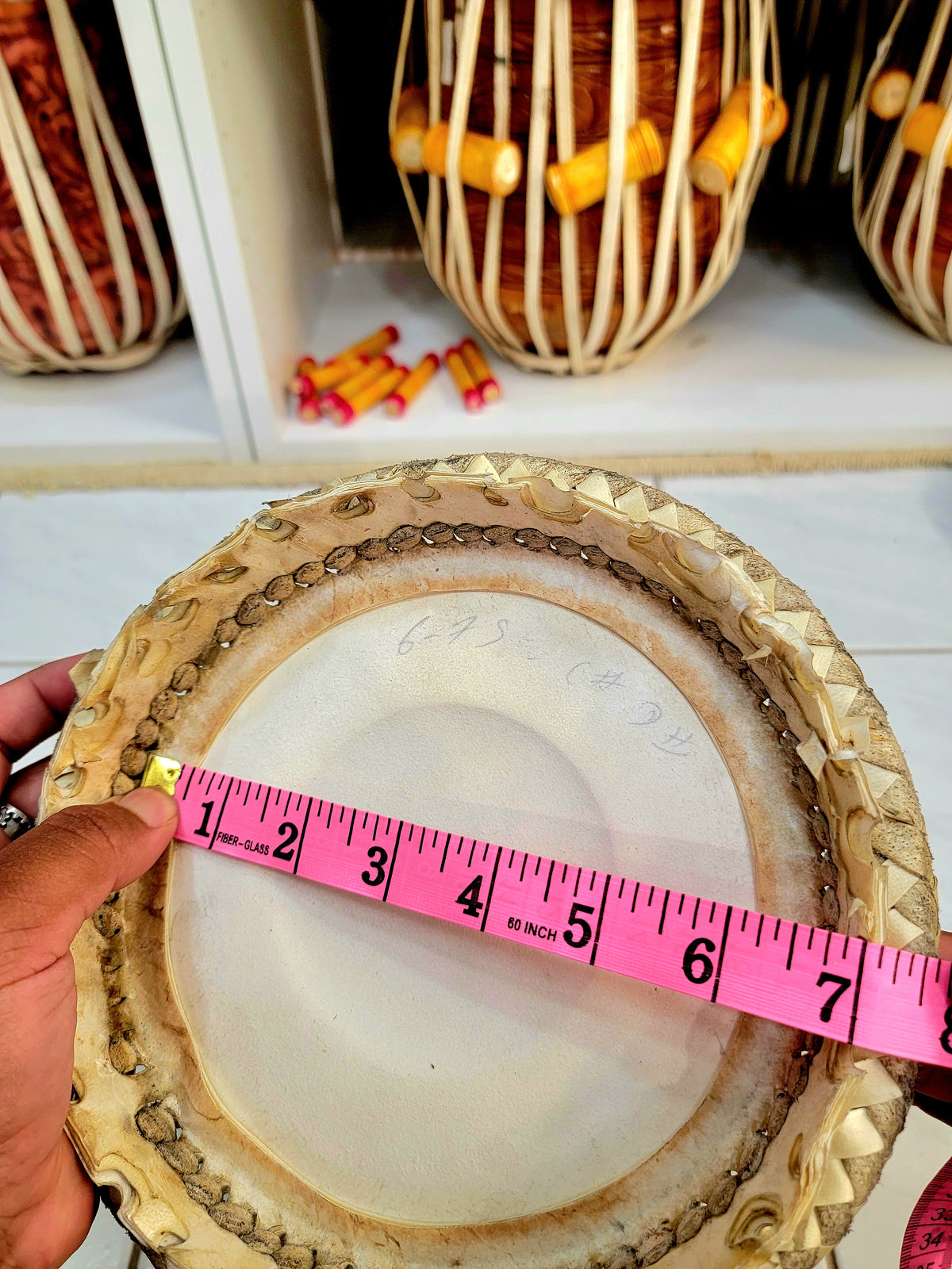 Standard (Benarasi) 6.75" C#/D# Dayan Skin - Sangeet Store