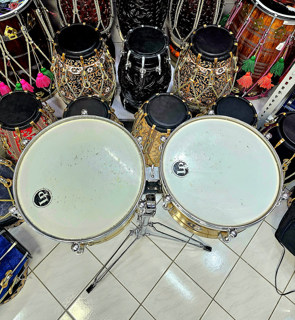 Radiant Rhythms: LP Golden Brass Timbales - Illuminate Your Percussive Performance