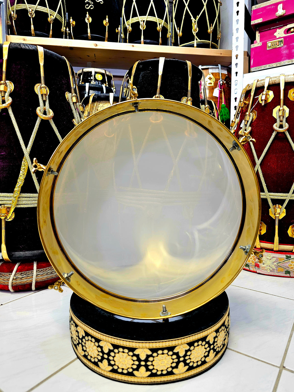 Golden Echo: 14" Tuneable Daffli - Resonance in Radiant Gold