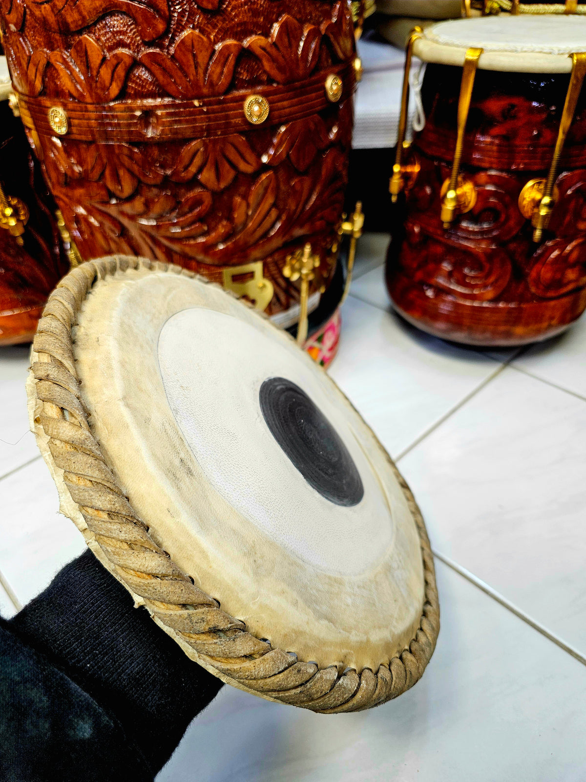 Top Quality 9.5" Iqbal Pro Bayan Skin - Sangeet Store
