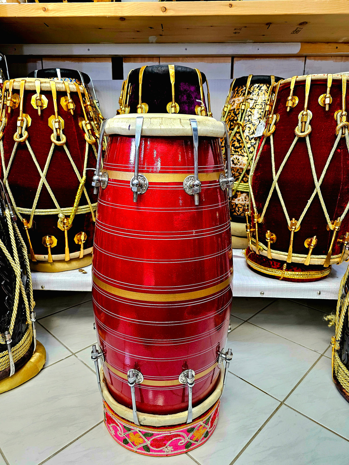 Crimson Bolt: Bolted West Indian Dholak