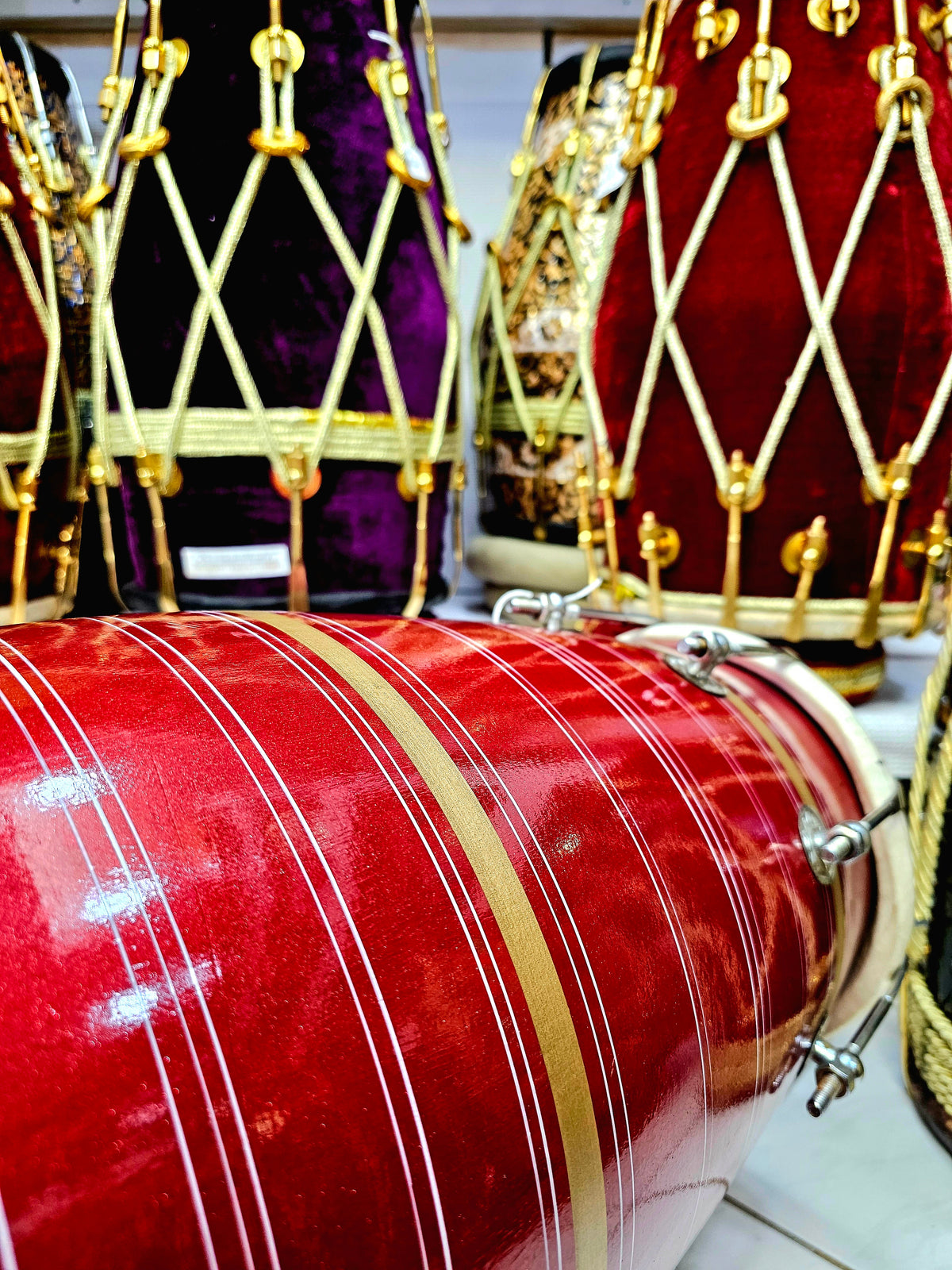 Crimson Bolt: Bolted West Indian Dholak