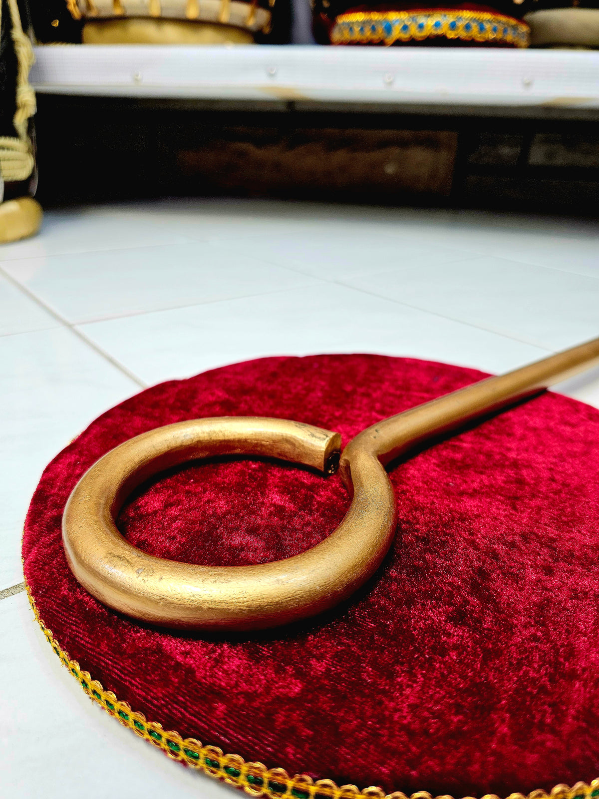 Aurora Forge Gold-Coated Dandtaal: 38.25" Thicker Steel Edition