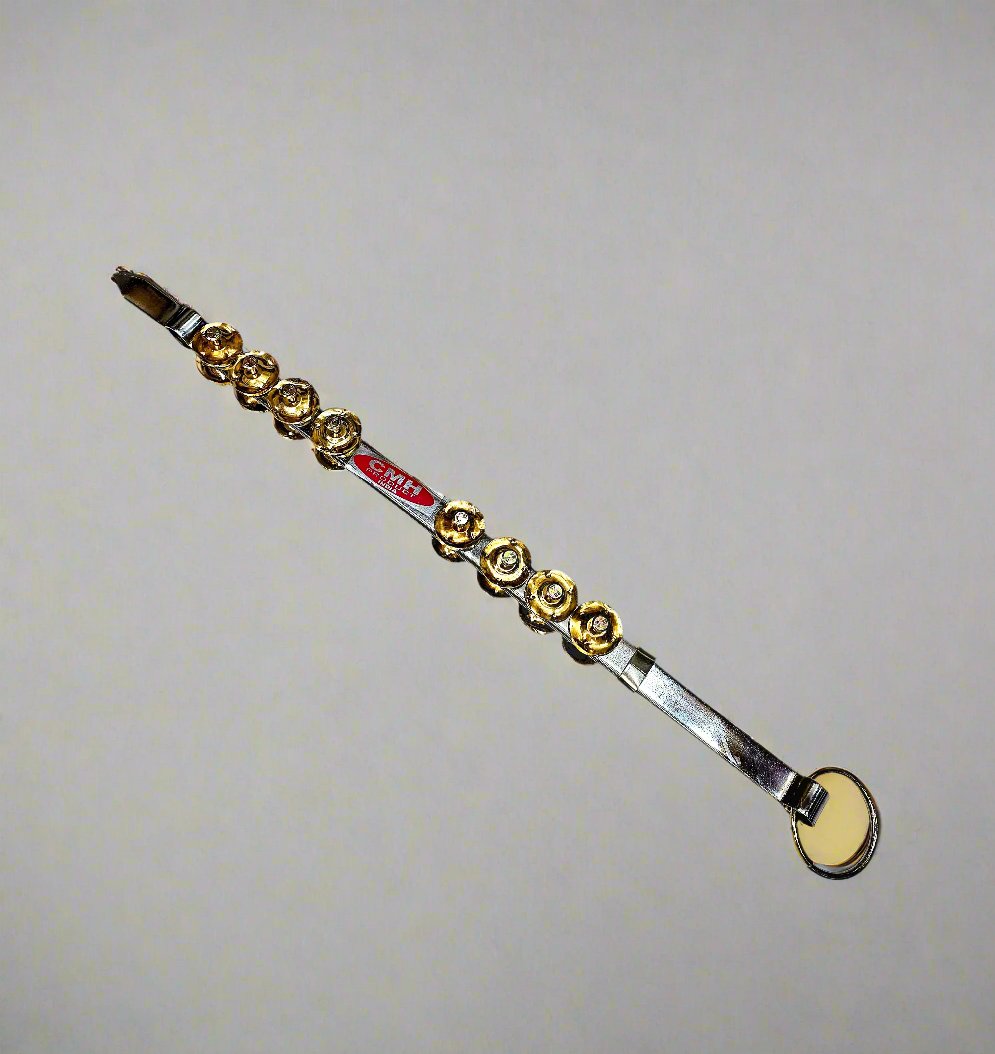 Dual-Tone Khartaal: Silver and Gold Harmony - Sangeet Store