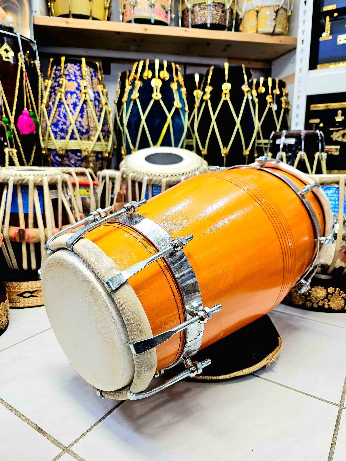 Custom Link for Anupam: Amberwood Rhythm Professional Red Sheesham Dholak