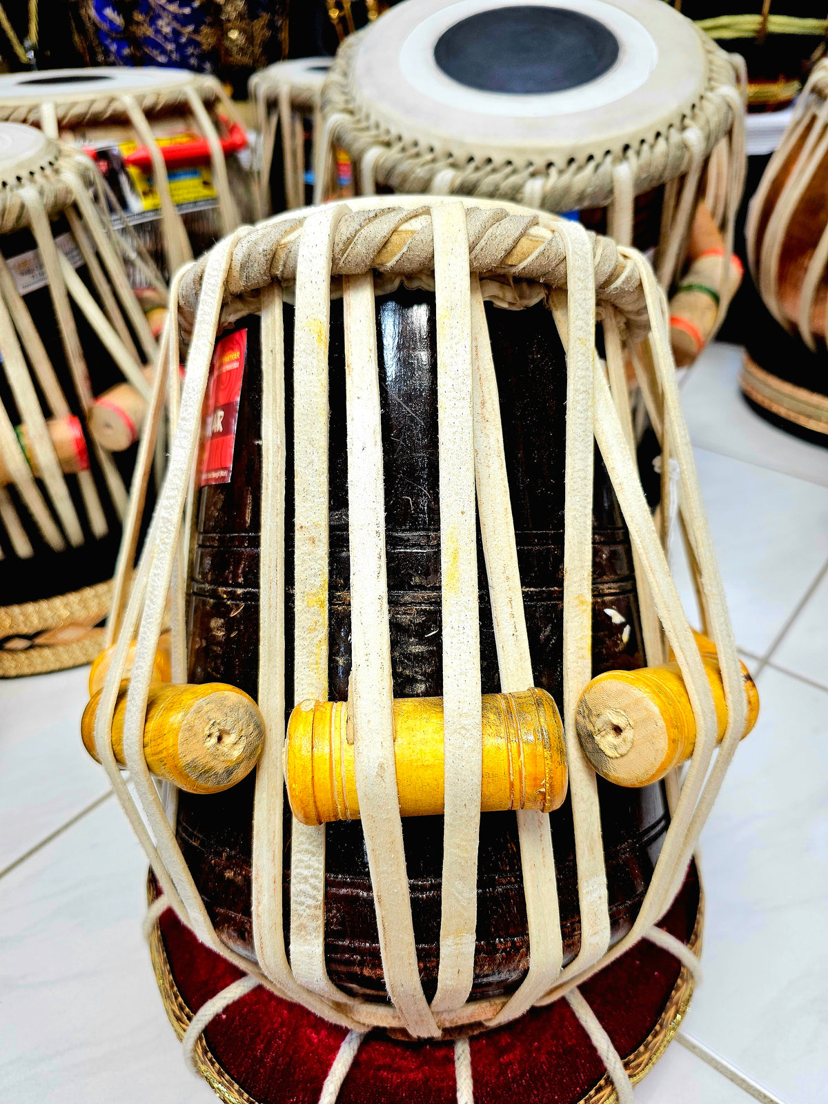 Midnight Harmony Dayan: 5.5" Black Sheesham Qasim Head A/A#/B Dayan *Minor Cosmetic Defects *Gently Used