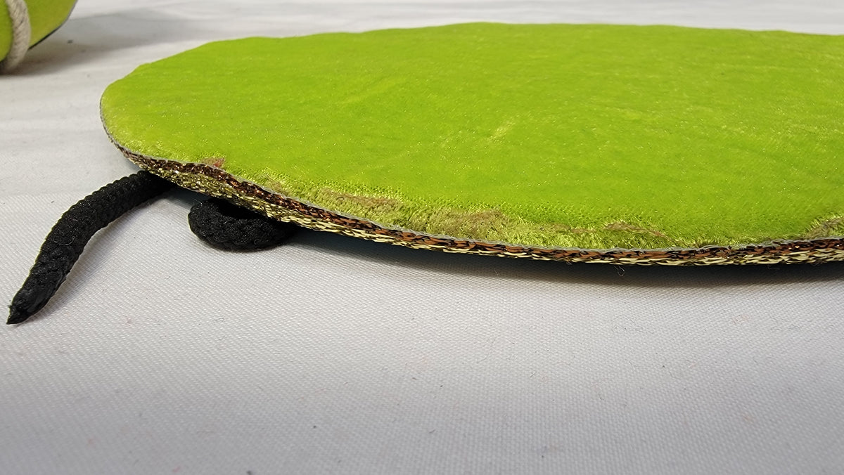 Citrus Tabla Rings – Lime Green with Bronze Accents - Sangeet Store