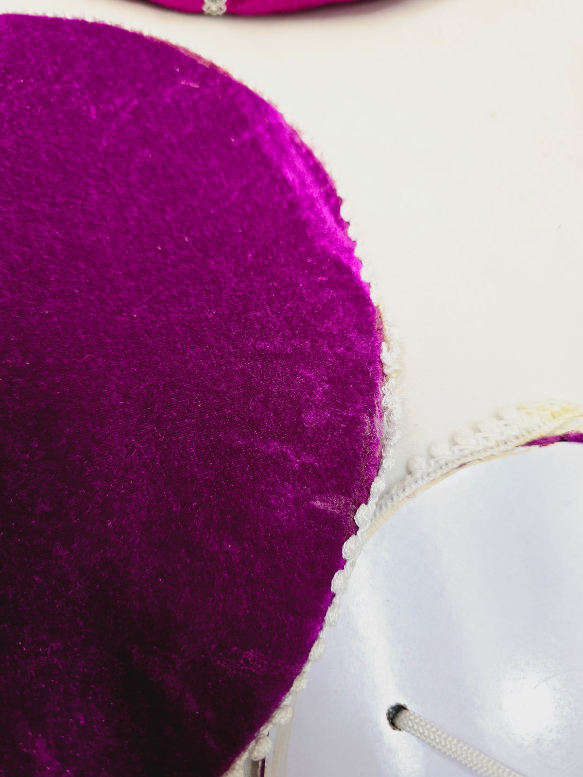 Aurora Magenta Tabla Rings – Magenta with Silver Accents *Minor Cosmetic Defects - Sangeet Store