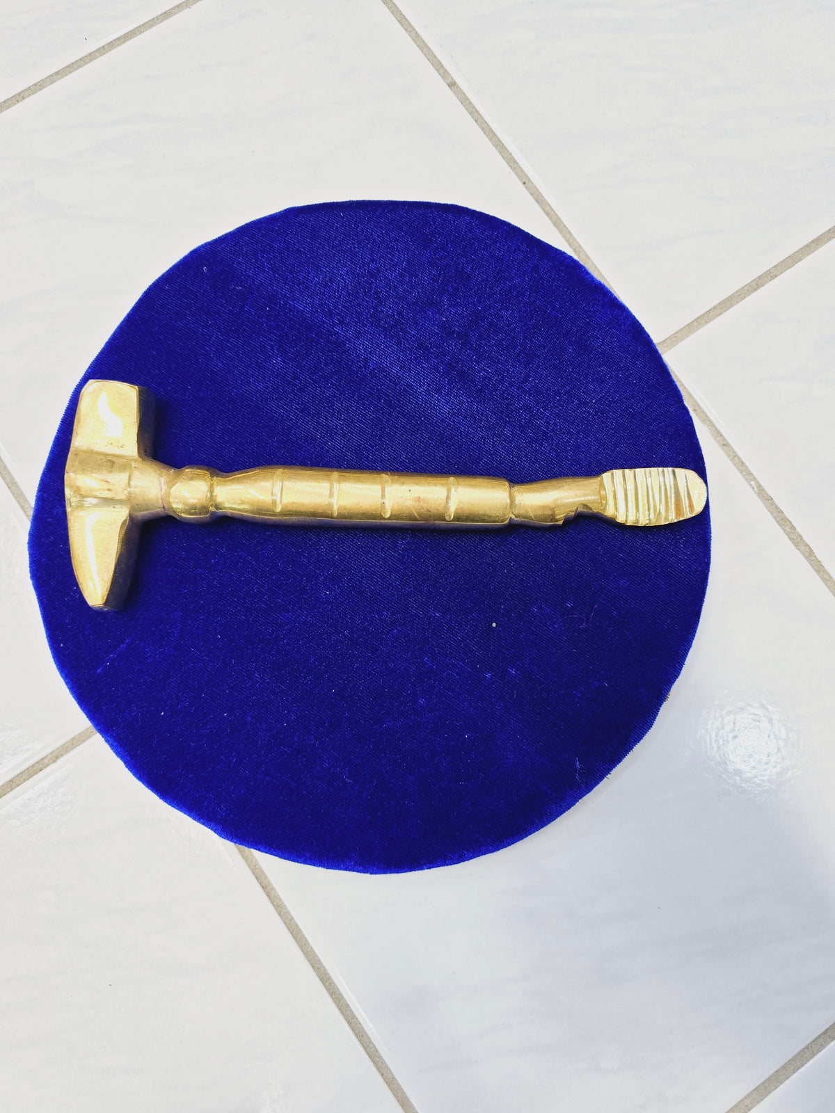 Aurora Gold Tabla Hammer – Curved Precision - Sangeet Store
