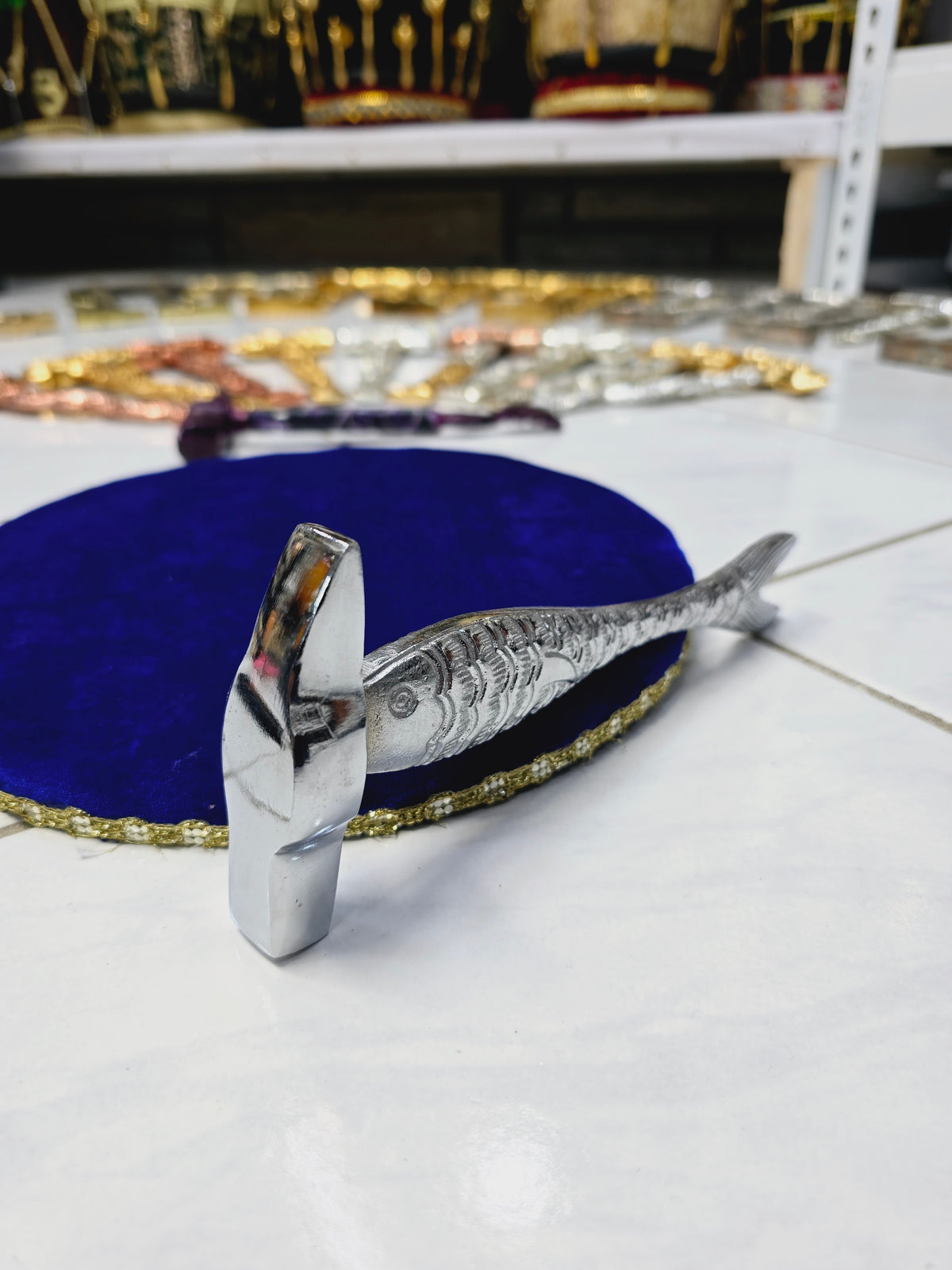 SilverFin Premium Tabla Hammer – Fish Design - Sangeet Store
