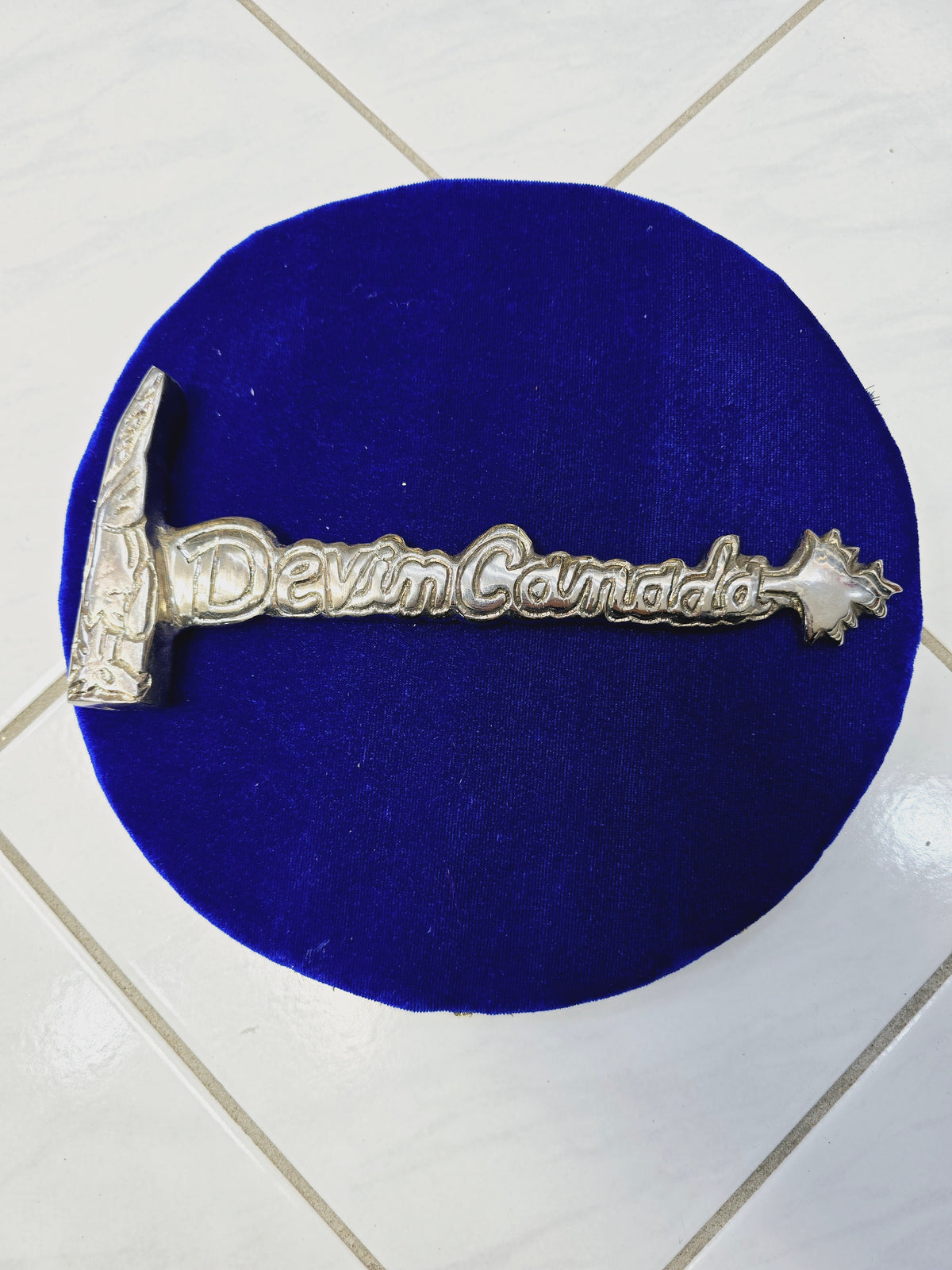 Maple Majesty Silver Tabla Hammer – Devin Canada Engraving - Sangeet Store