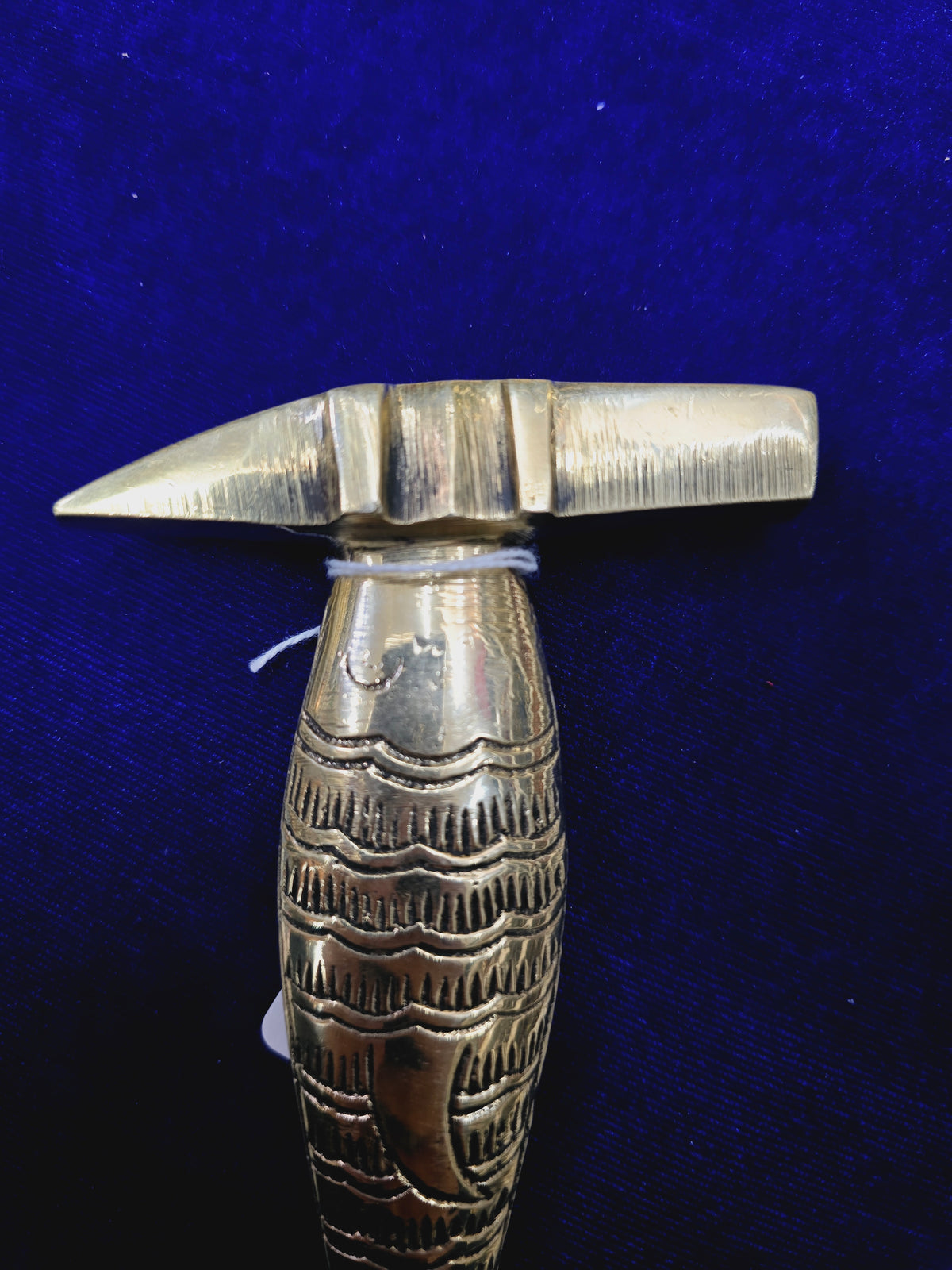Golden Tide Tabla Hammer – Bright Gold & Black Fish Design - Sangeet Store