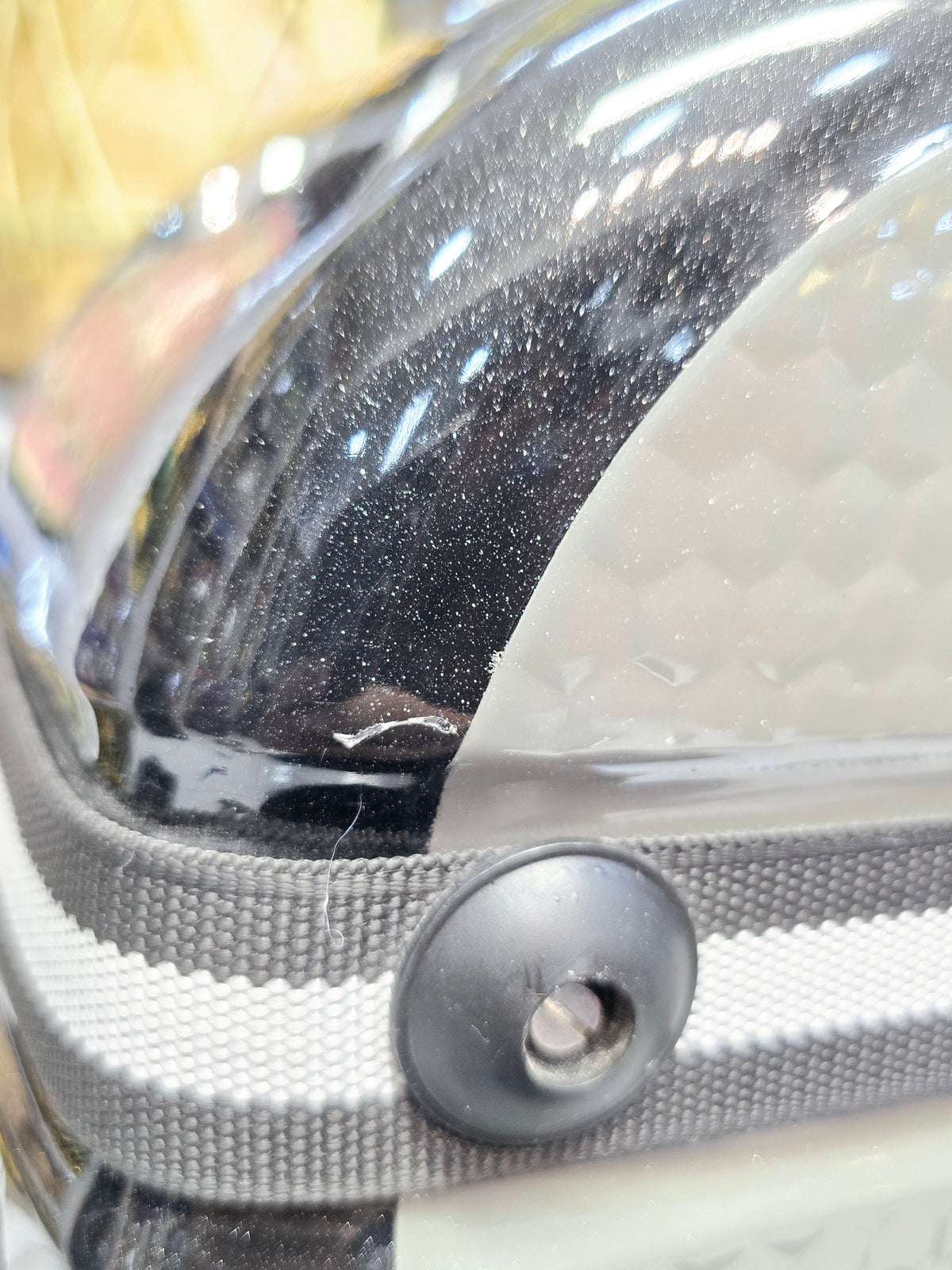 Lustre Line: Glossy Pearl Black and Grey Tabla/Dholak Case with 360° Wheels (Cosmetic Defects) - Sangeet Store