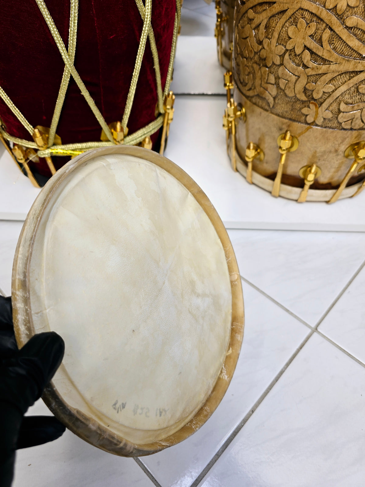 Standard 8.25" Dholak Bass Skin - Sangeet Store