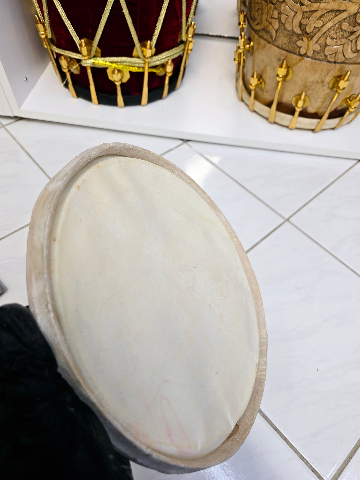 Standard 8.75" Dholak Bass Skin - Sangeet Store