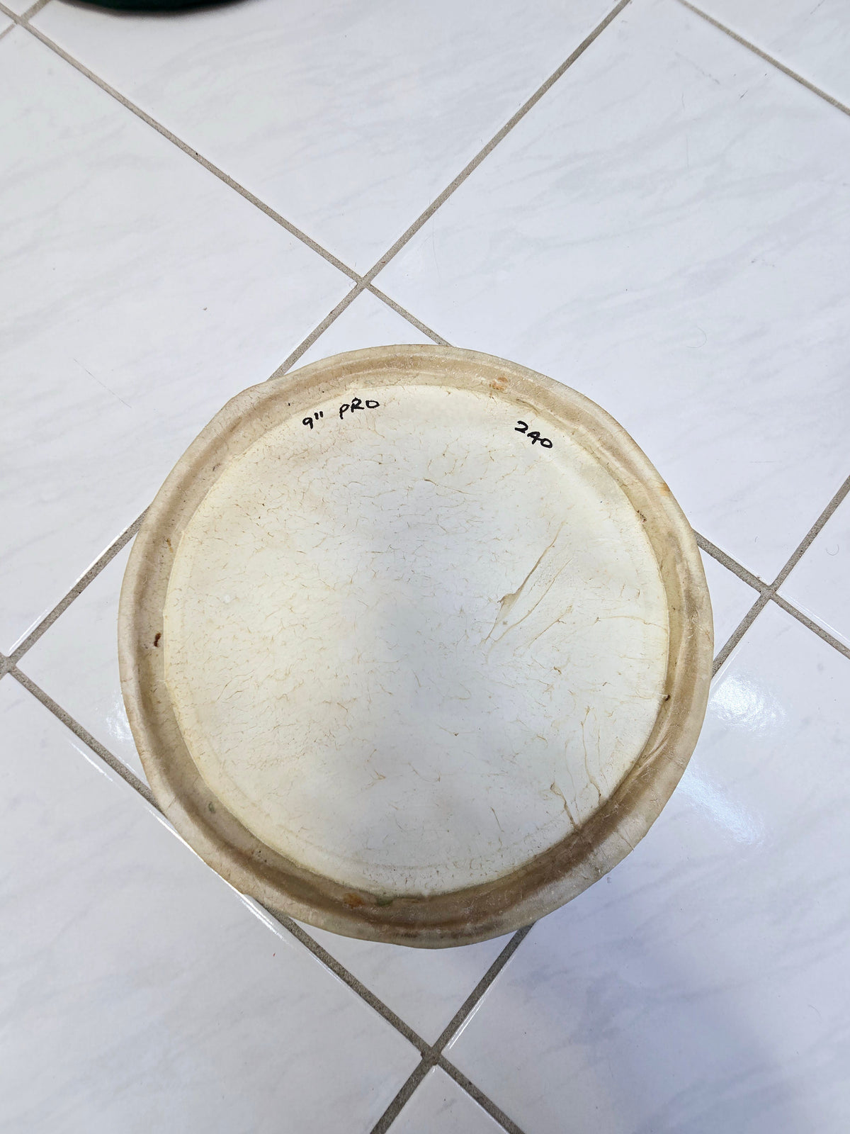 Concert Quality 9" Dholak Bass Skin - Sangeet Store