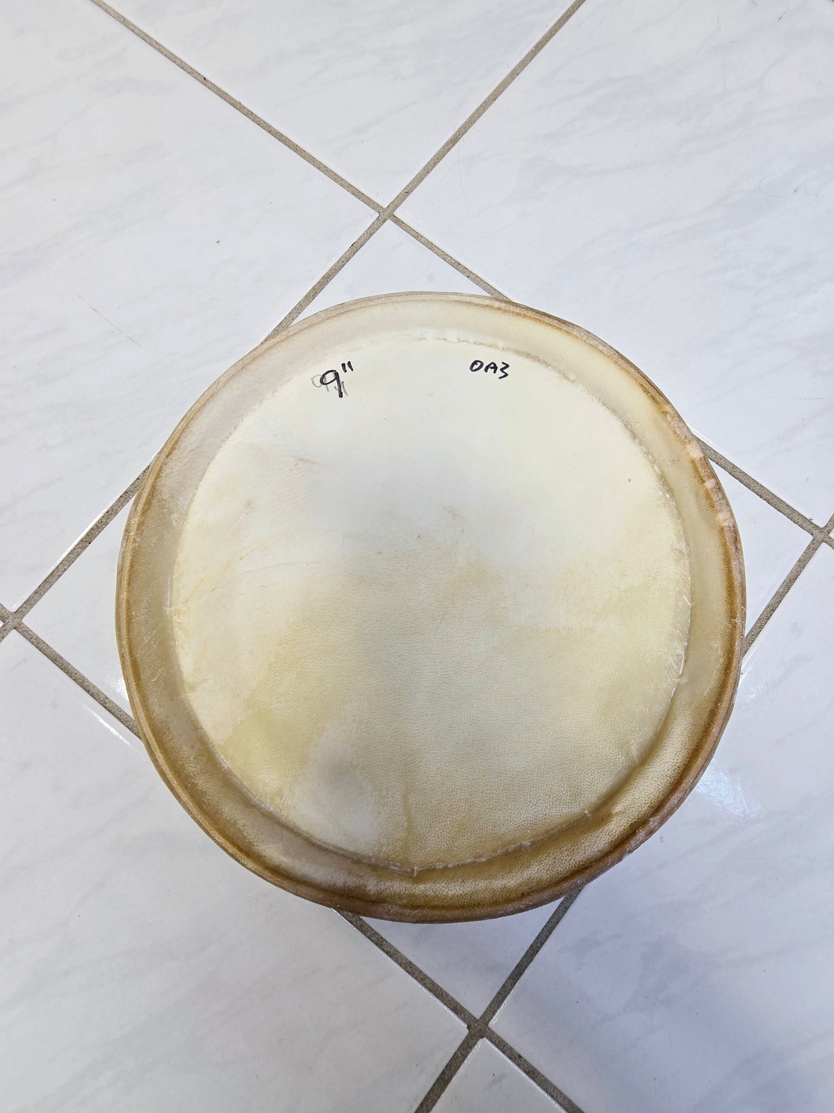 Standard 9" Dholak Bass Skin - Sangeet Store