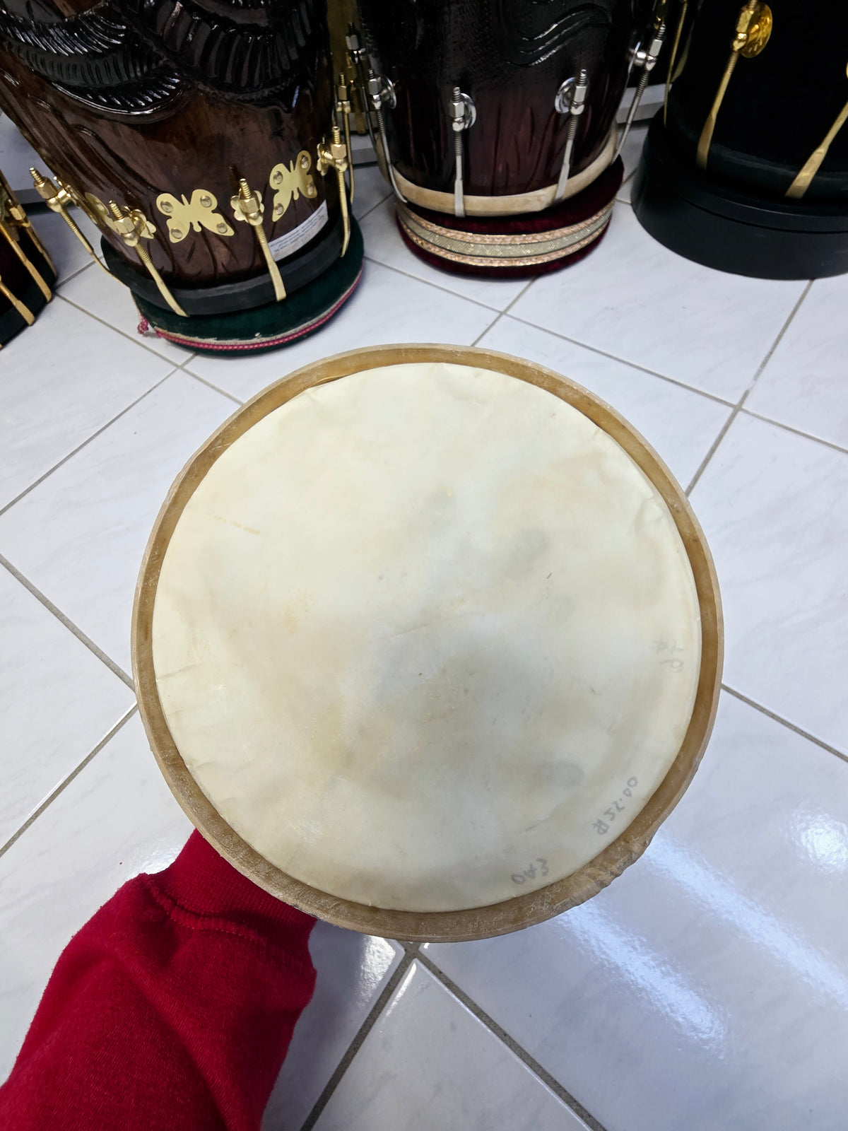 Standard 9.25" Dholak Bass Skin - Sangeet Store