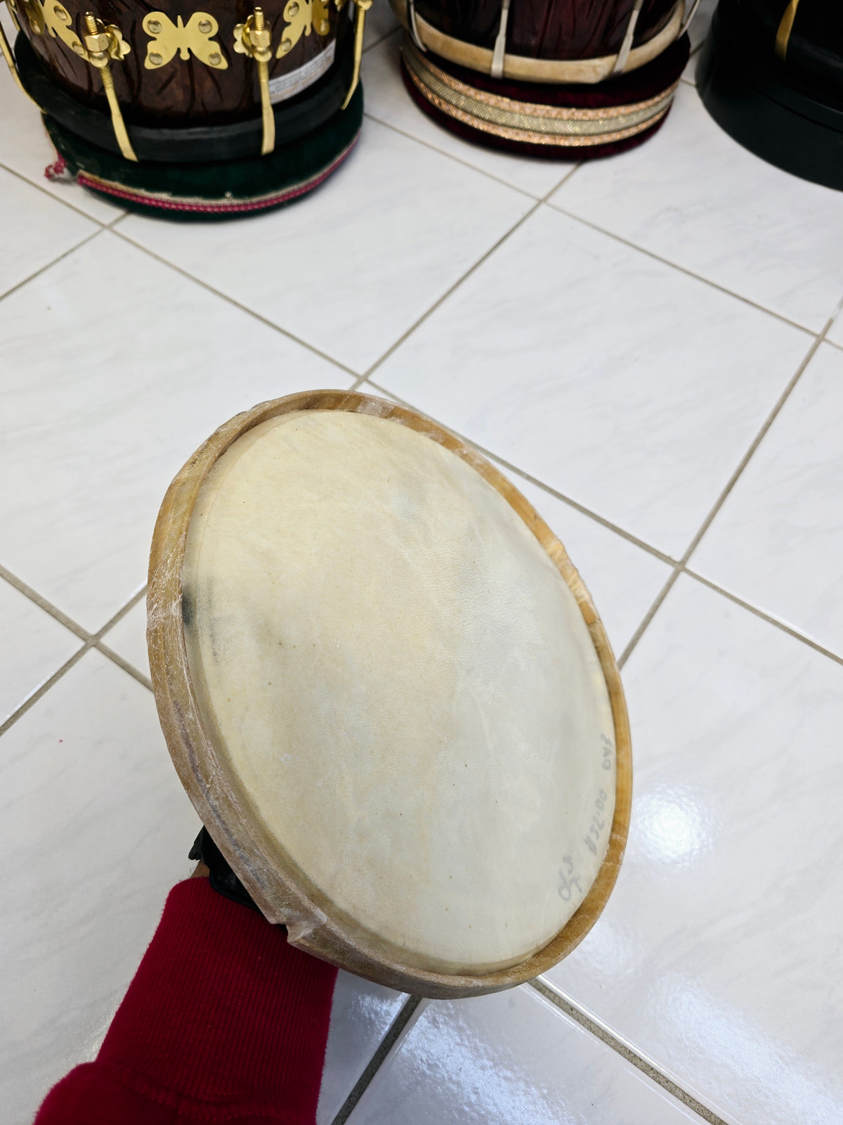 Standard 9.5" Dholak Bass Skin - Sangeet Store