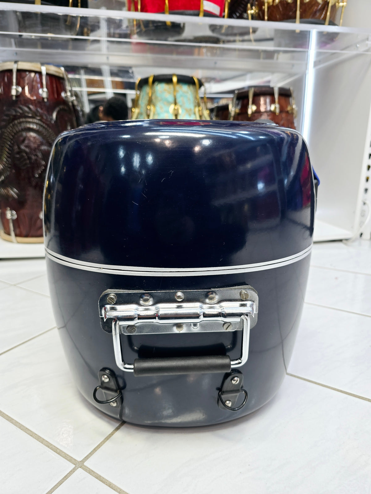 Sapphire Guardian Standard Tabla Case – Dual Locks, Buckles & Dual Handles *Minor Cosmetic Defects* - Sangeet Store