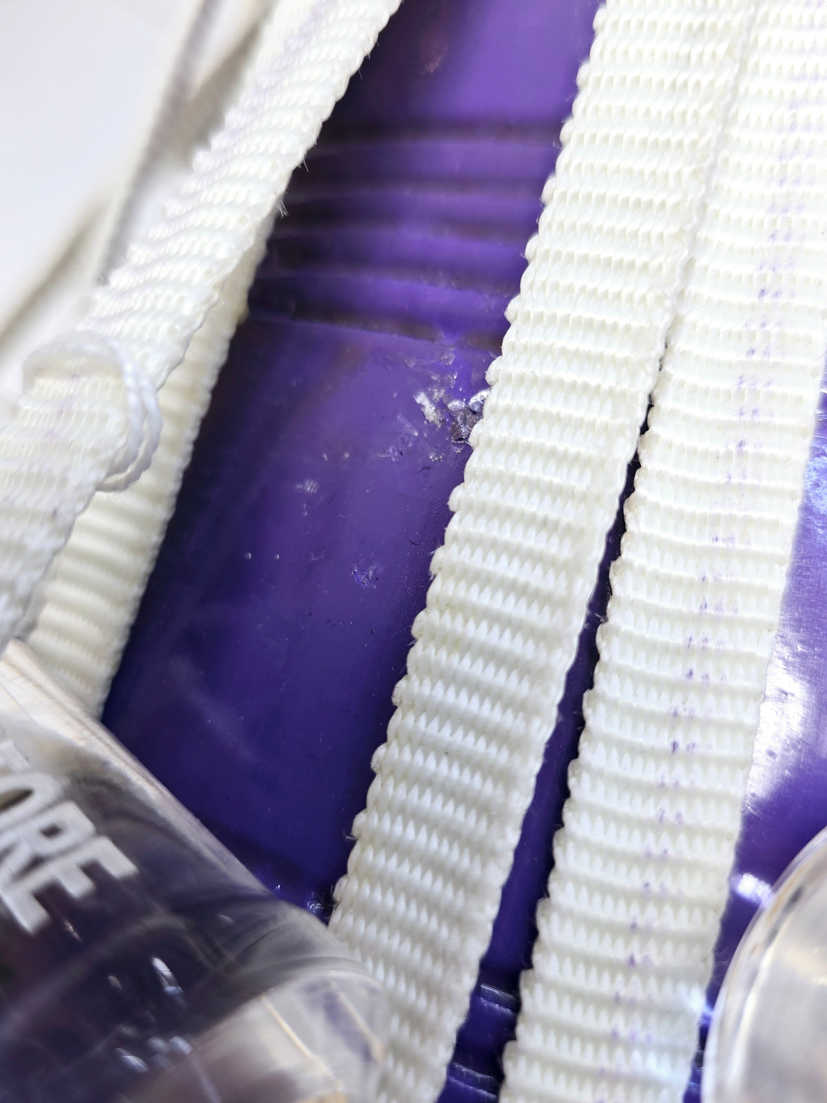 Lavender Sur Dayan – 5.25" B/C Red Sheesham, Premium Clear Sangeet Store Ghattas, Nylon Straps (Minor Buzz & Cosmetic Defects)