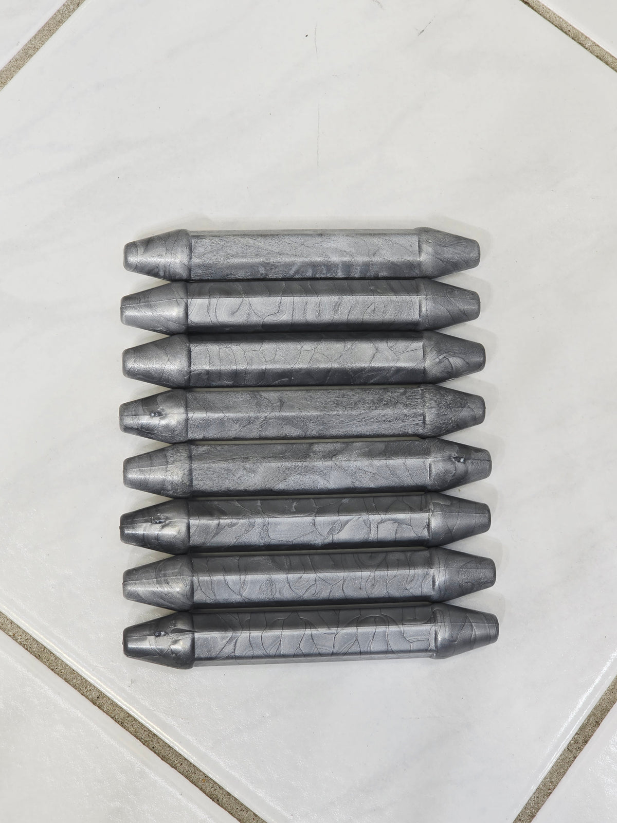 Grey Bayan Ghattas (8-piece set) - Sangeet Store