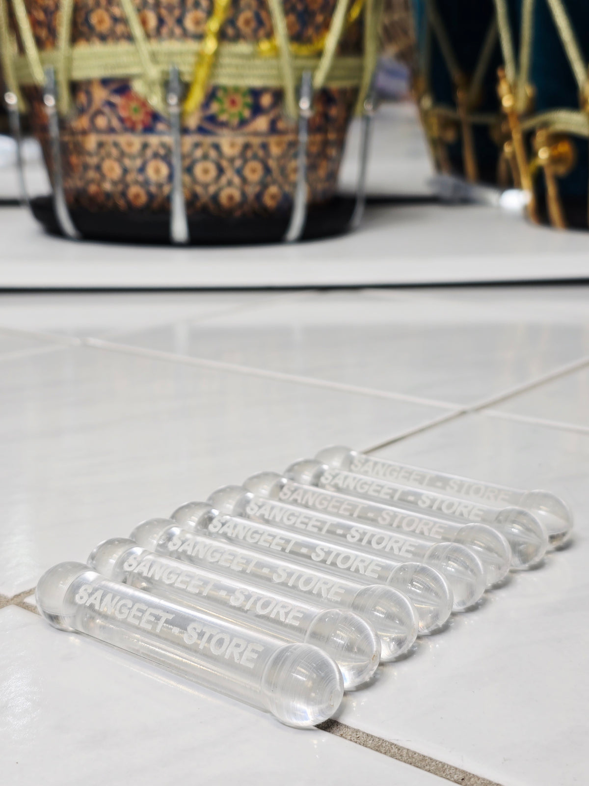Clear Bayan Ghattas (8 Piece Set) - Sangeet Store