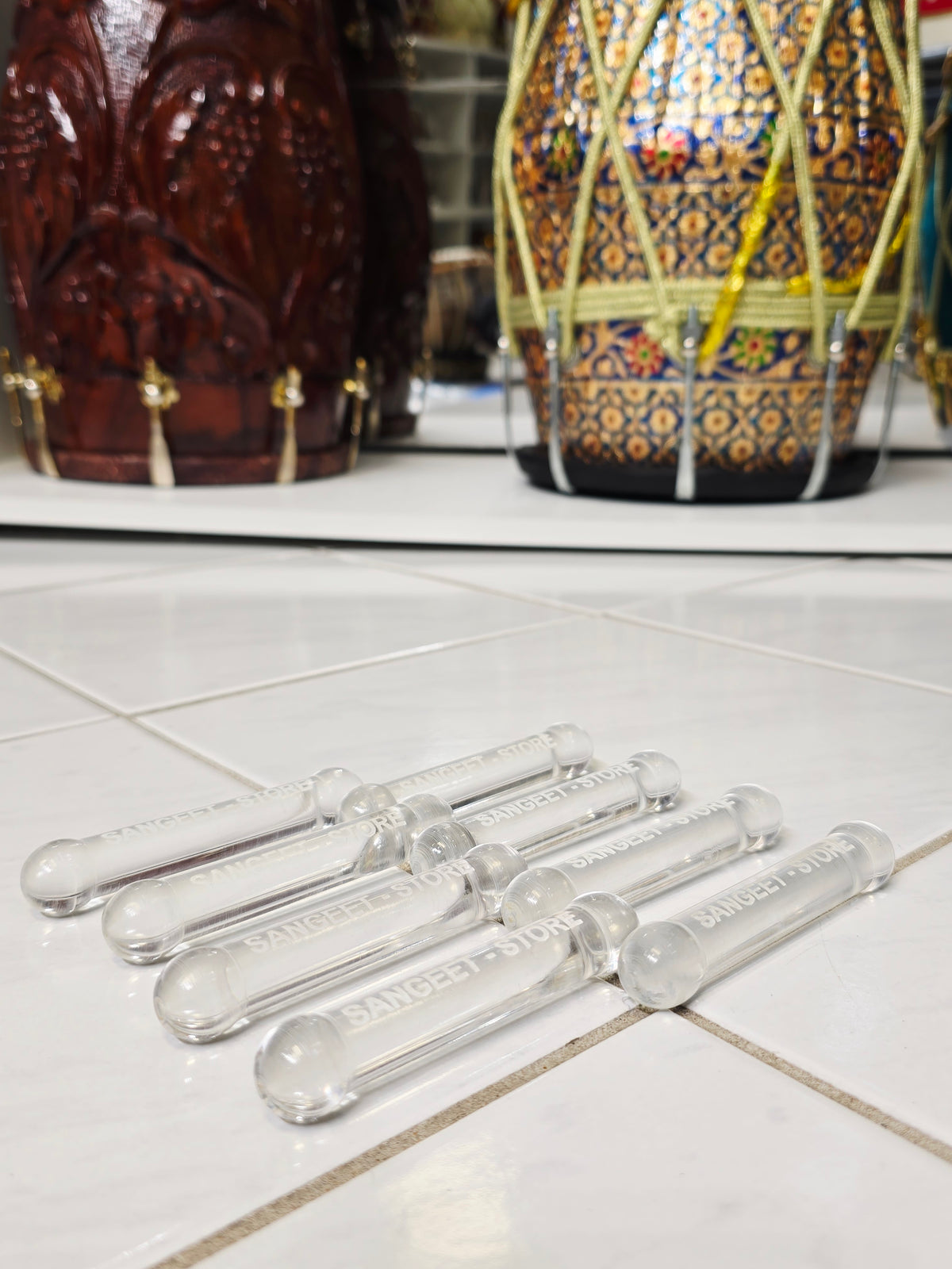 Clear Bayan Ghattas (8 Piece Set) - Sangeet Store