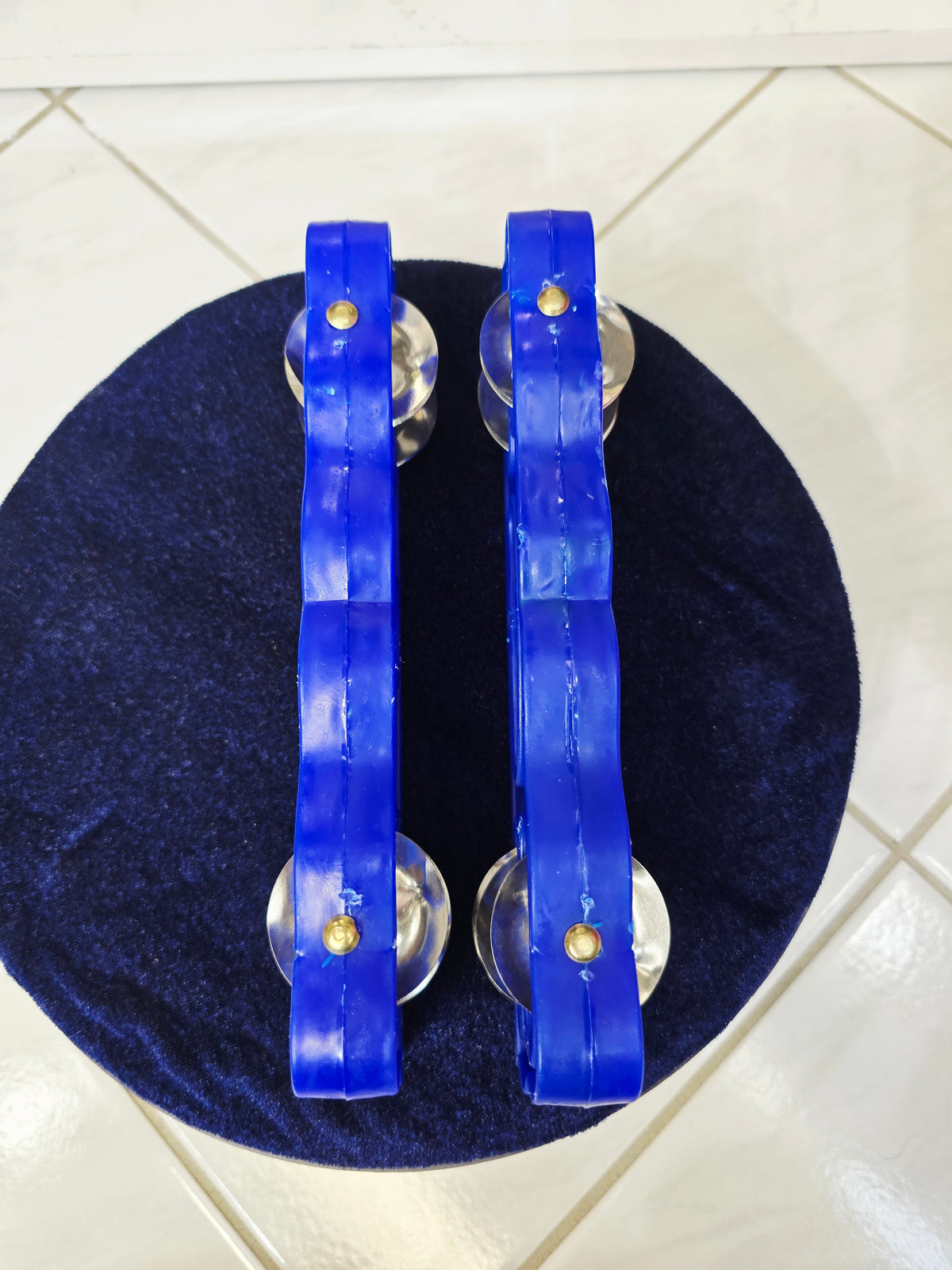 Taal Wave – Blue Devotional Hand Khartaal