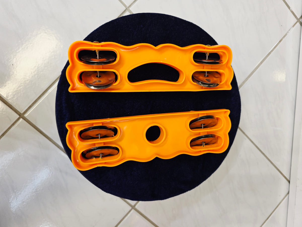 Sur Saanjh – Light Orange Devotional Hand Khartaal