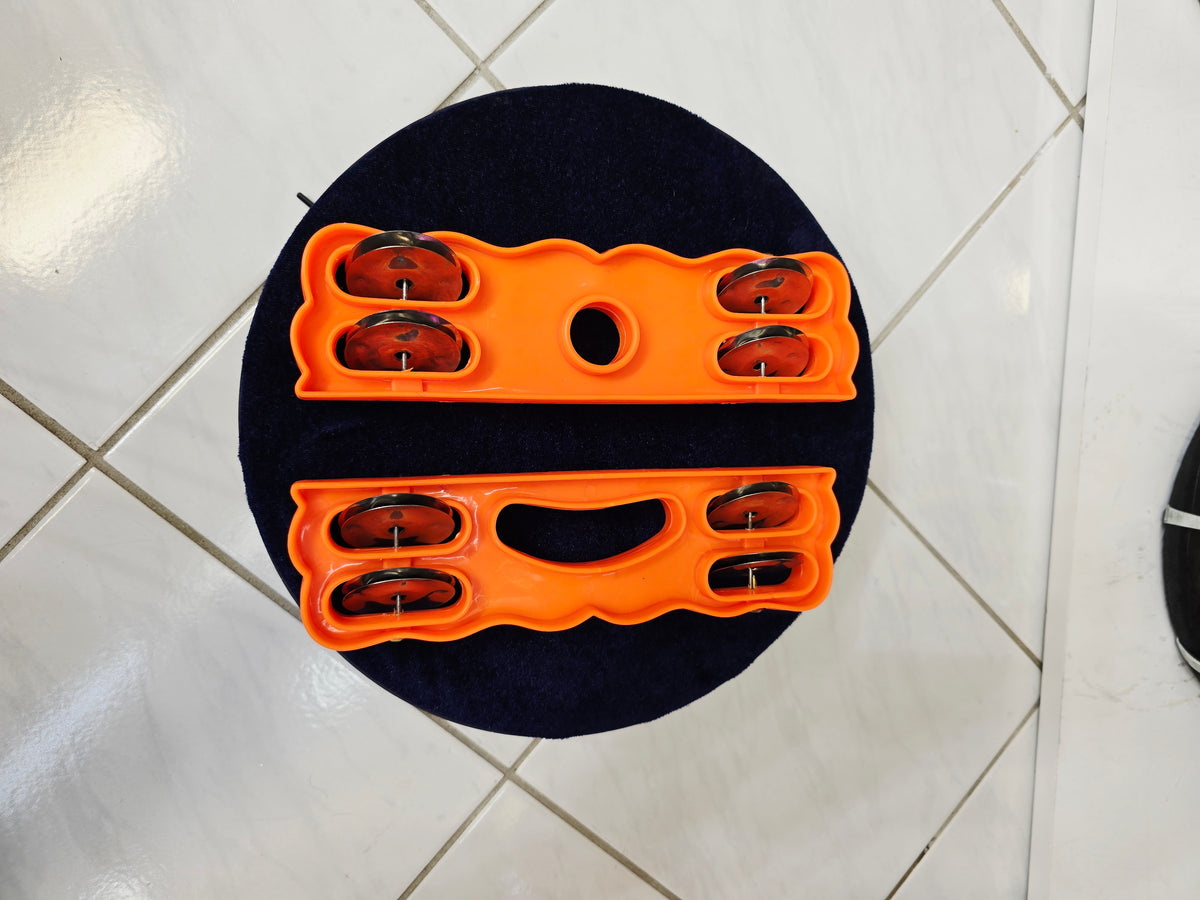Taal Agni – Bold Orange Devotional Hand Khartaal