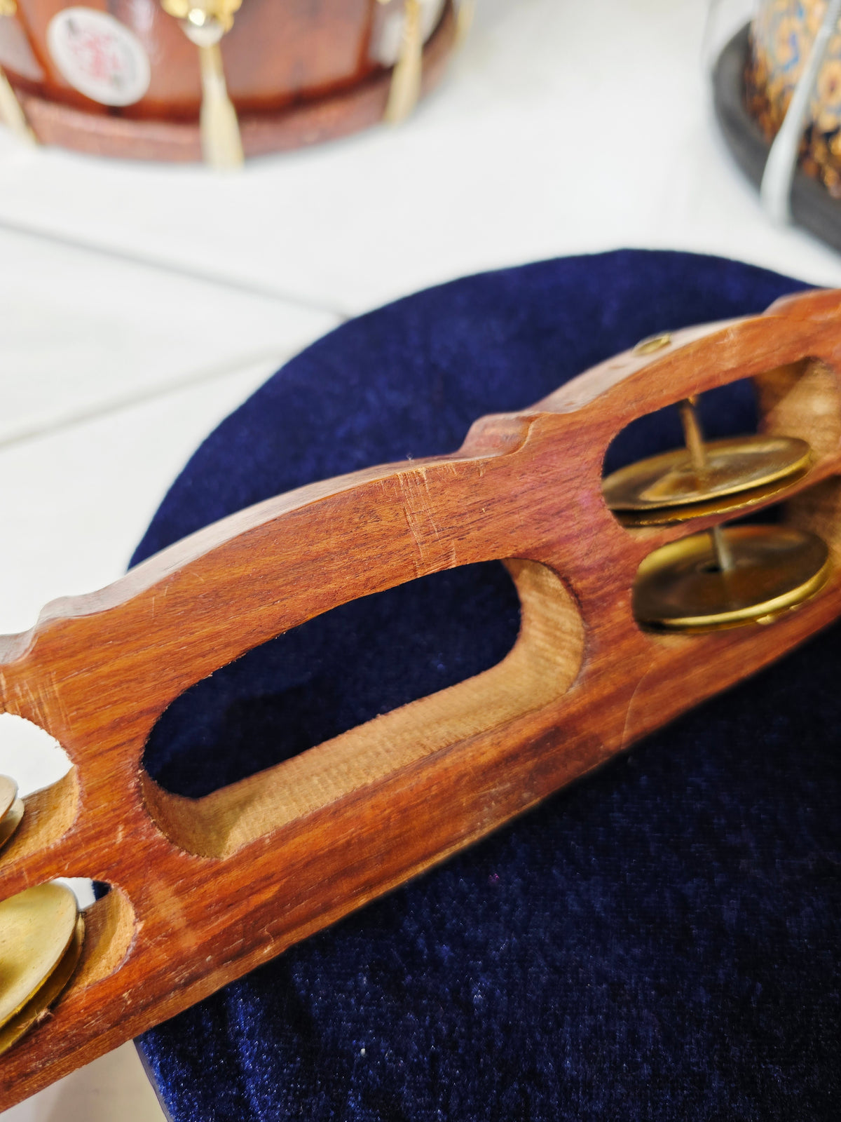 Taal Vriksha – Traditional Wooden Hand Khartaal *Very Minor Cosmetic Defects*
