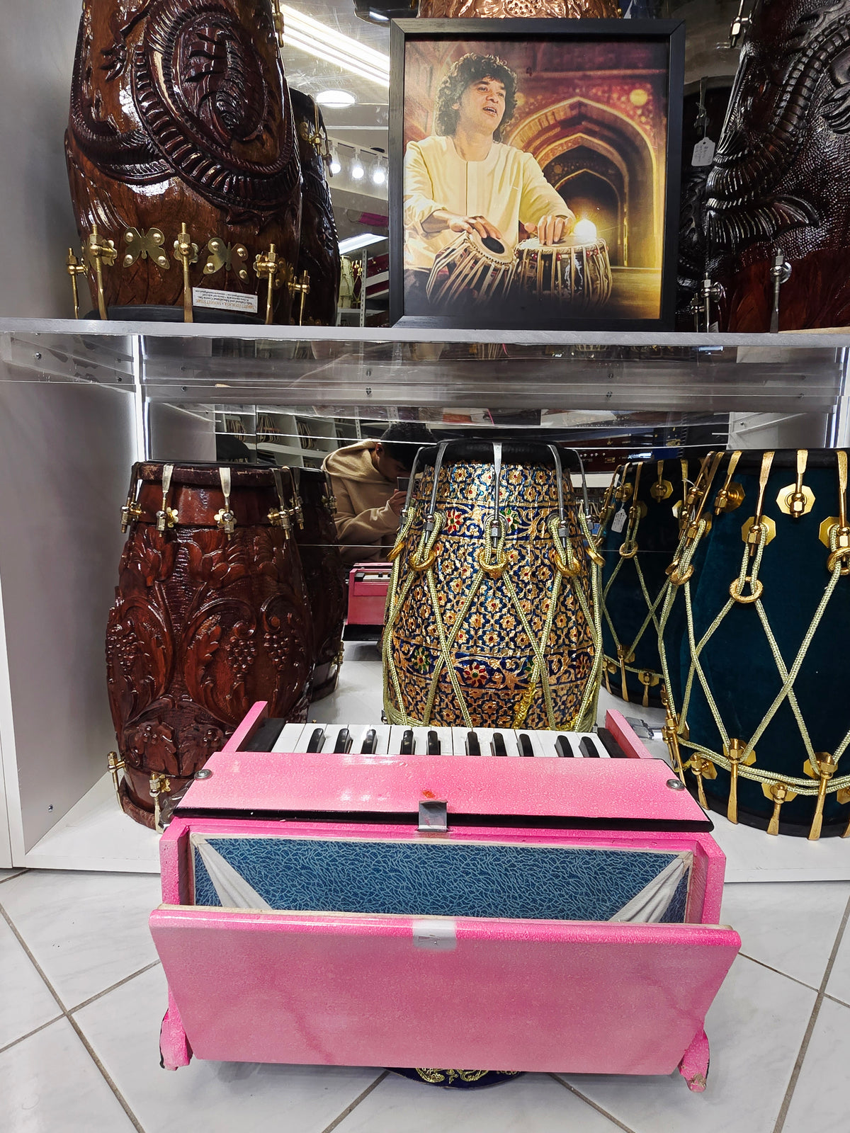 Rose Blush Serenade: Pink Toddler Harmonium *Cosmetic Defects* - Sangeet Store