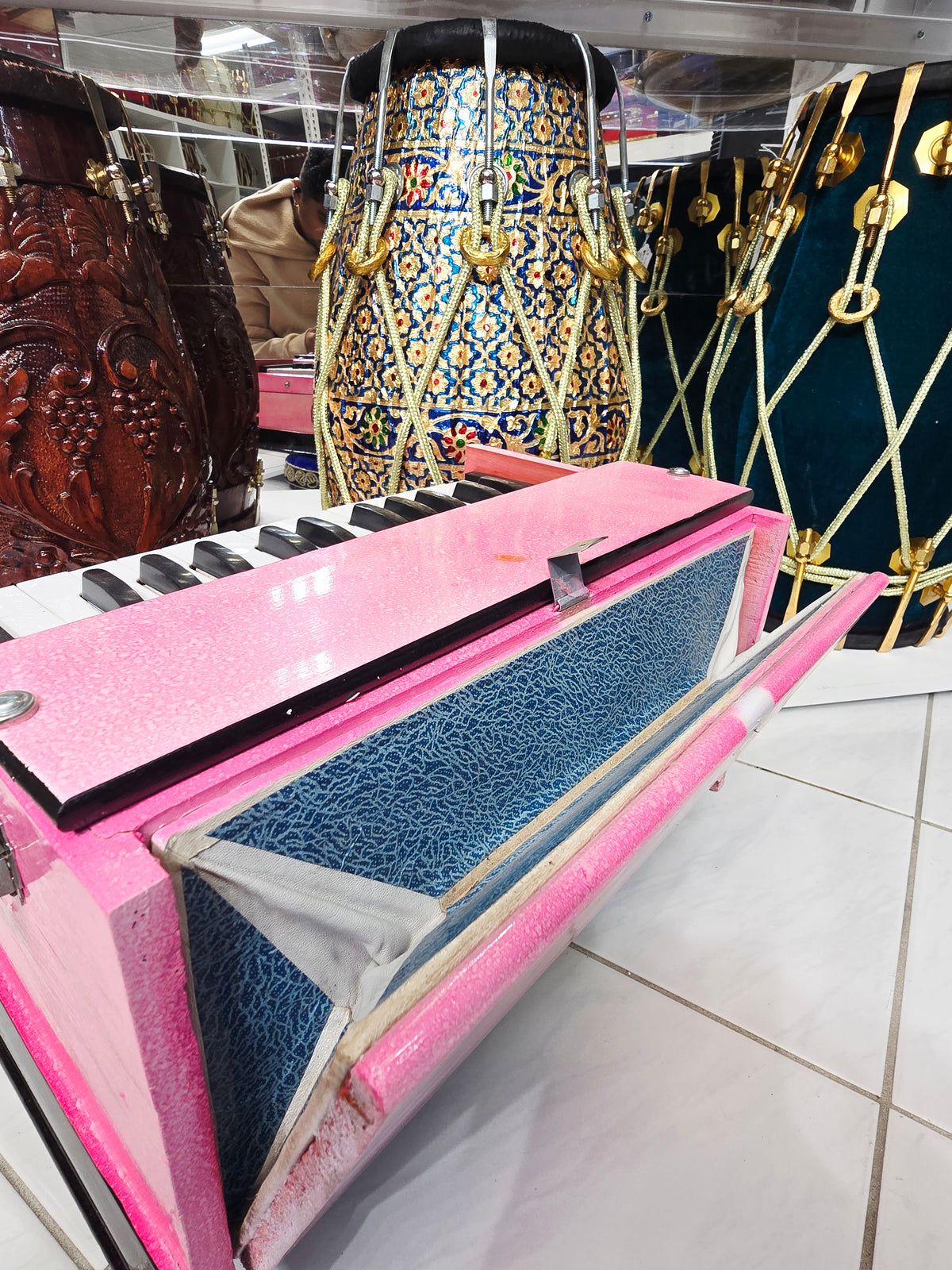 Rose Blush Serenade: Pink Toddler Harmonium *Cosmetic Defects* - Sangeet Store