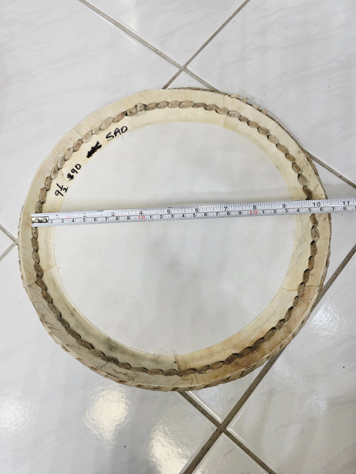 Mohd. Sharif: 9.5" Bayan Skin *Minor Cosmetic Marking Blemishes - Sangeet Store