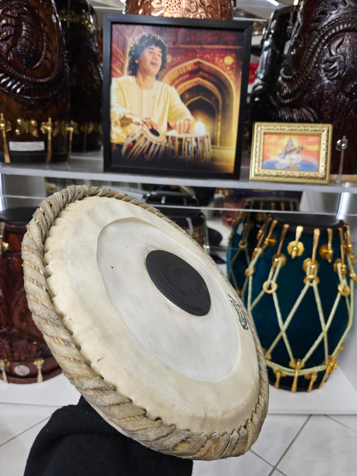 Mohd. Sharif: 9.5" Bayan Skin - Sangeet Store