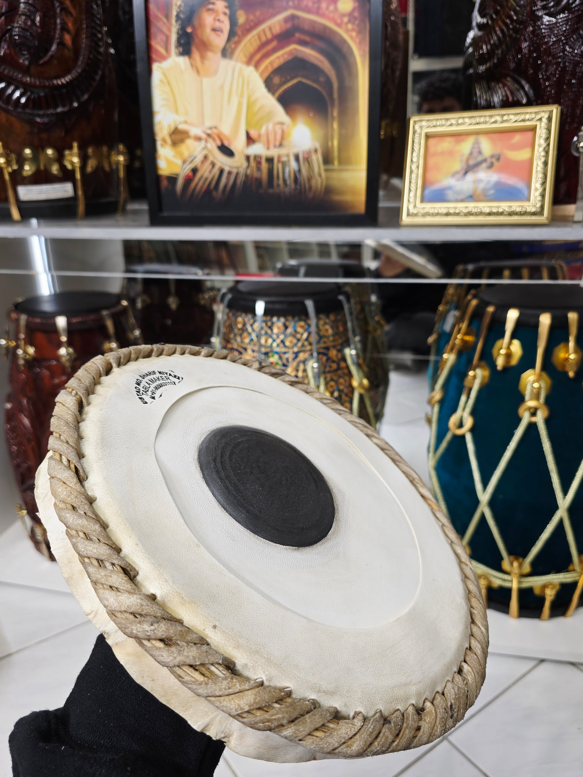 Mohd. Sharif: 9.5" Bayan Skin - Sangeet Store