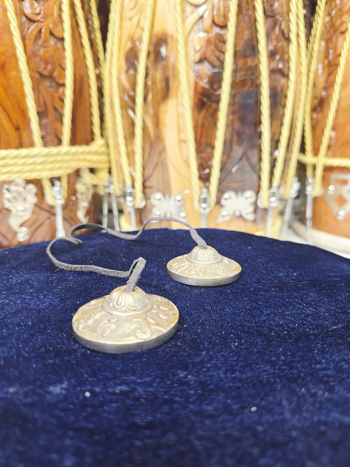 Divya Naad Mini Encarved Majeera - Sangeet Store