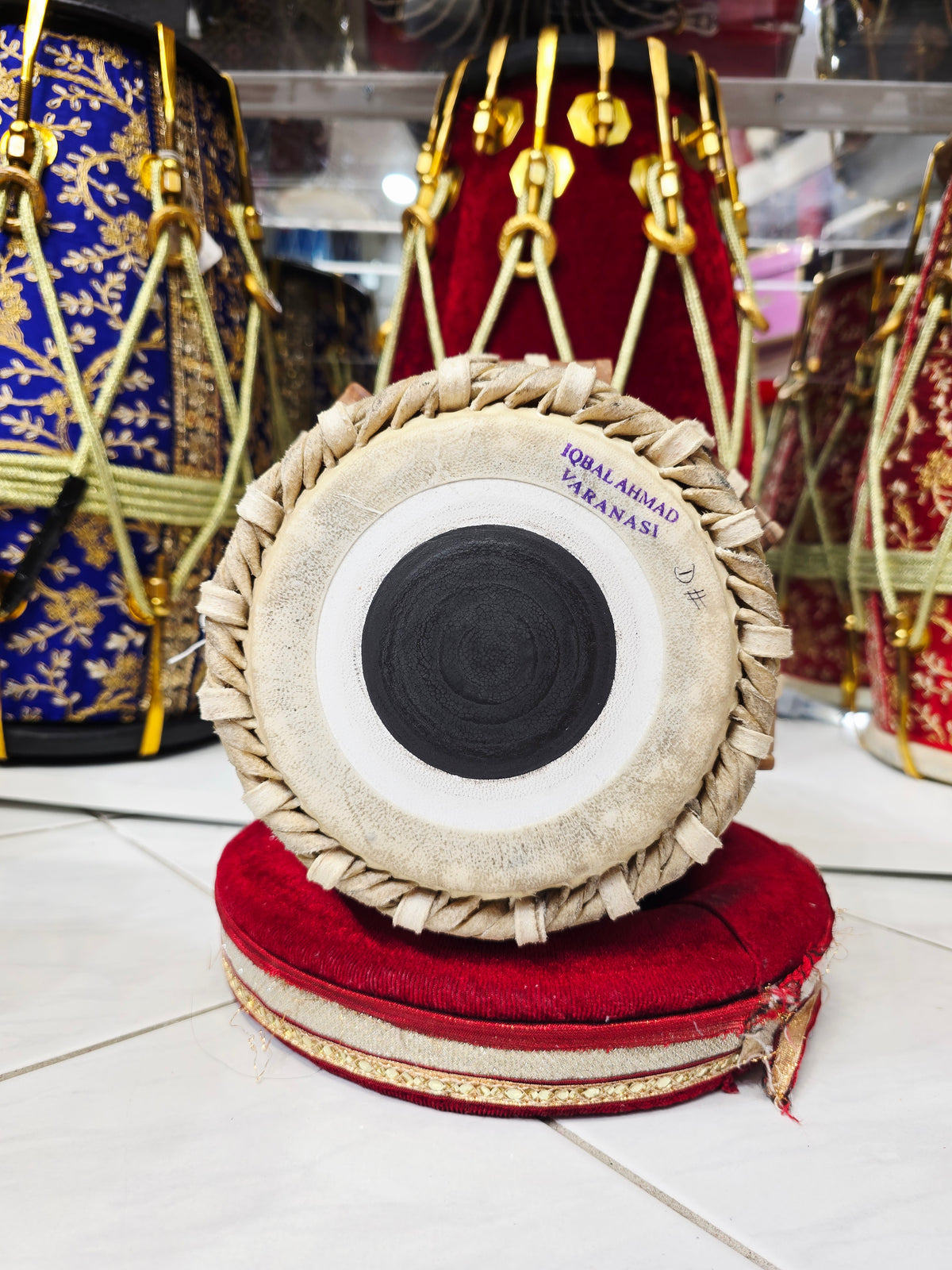RaktaPulse D# Treble Dayan – 5.5" Red Sheesham (Iqbal) – Slight Open-Note Vibration *Minor Cosmetic Blemishes