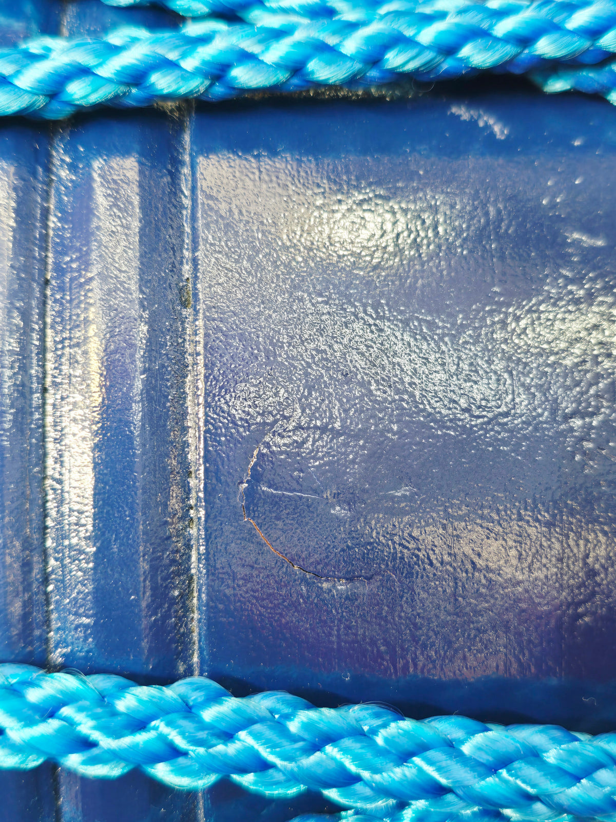 Samudra Viraaj™ Pro Dholak — Blue-Lacquered Red Sheesham | Exceptional Tone, Cosmetic Blemishes