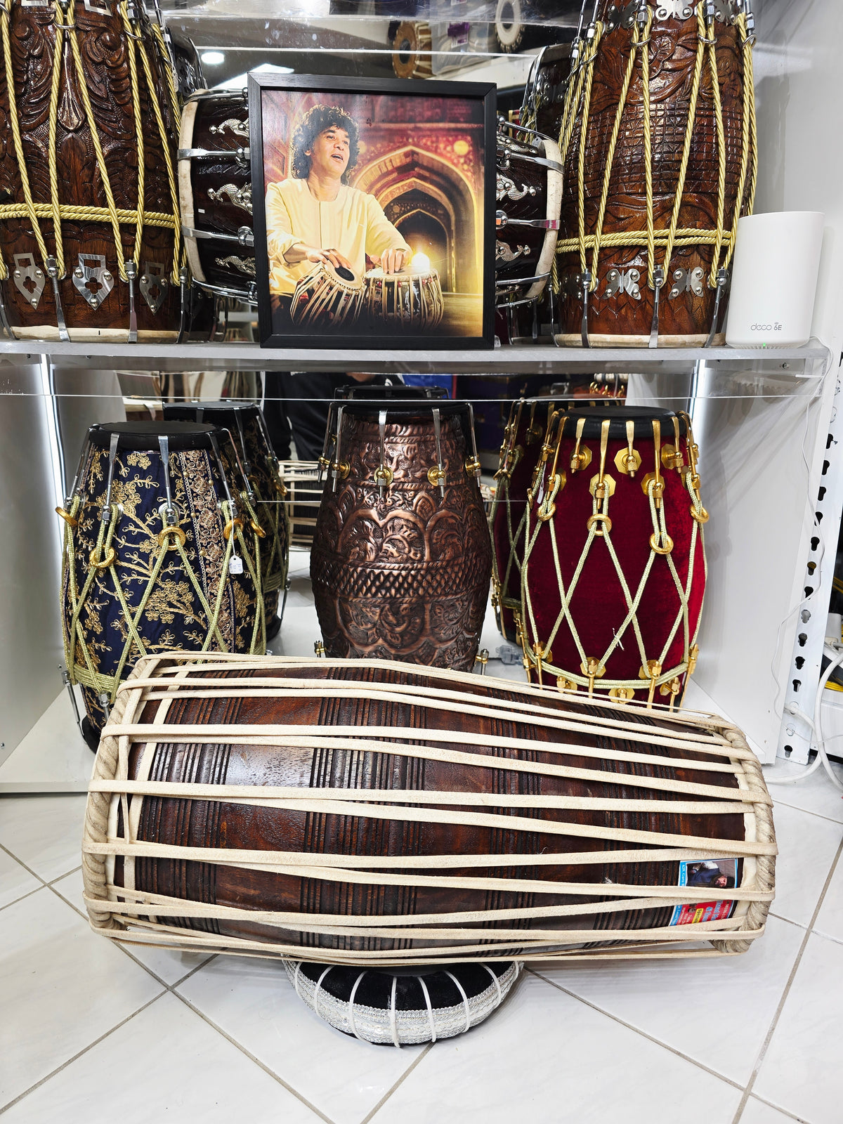 Raudra Veer – Mohd. Sharif Red Sheesham Traditional 24" Pakhaawaj