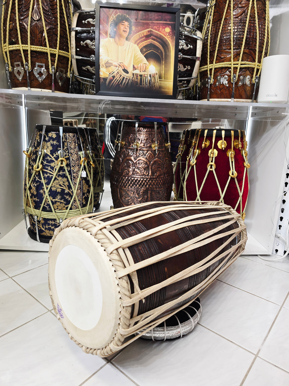 Raudra Veer – Mohd. Sharif Red Sheesham Traditional 24" Pakhaawaj