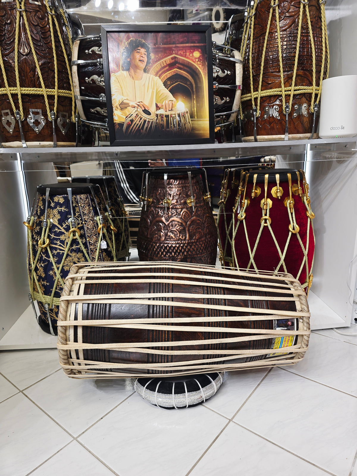 Dhwani Garjana – Handcrafted Mohd. Sharif Red Sheesham Pakhaawaj