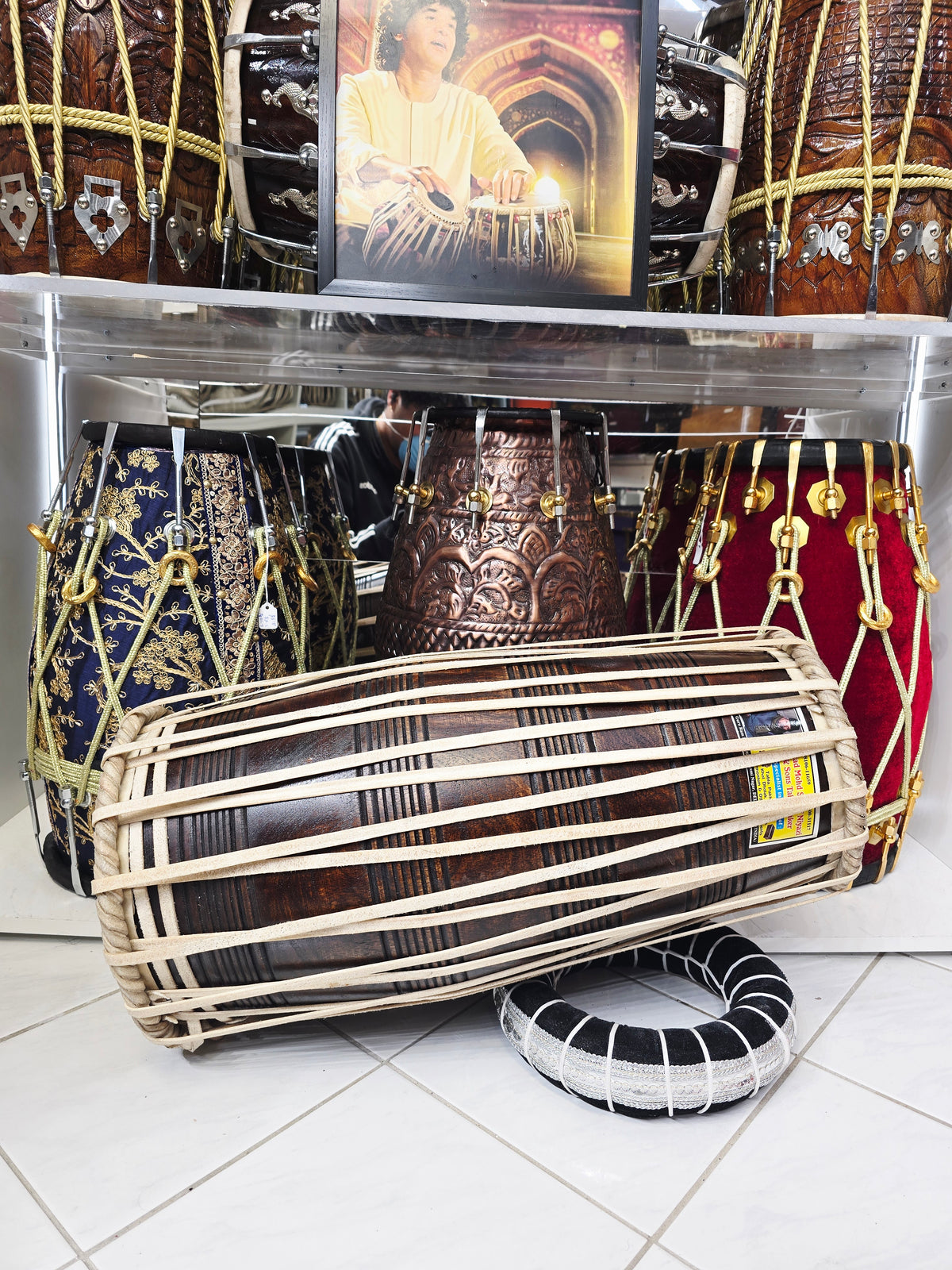 Dhwani Garjana – Handcrafted Mohd. Sharif Red Sheesham Pakhaawaj