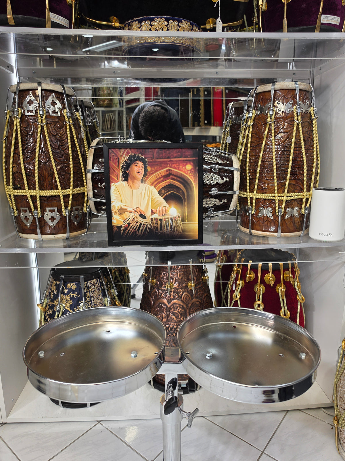 Sangam Swivel Tabla Stand (Reduced gap between tablas)