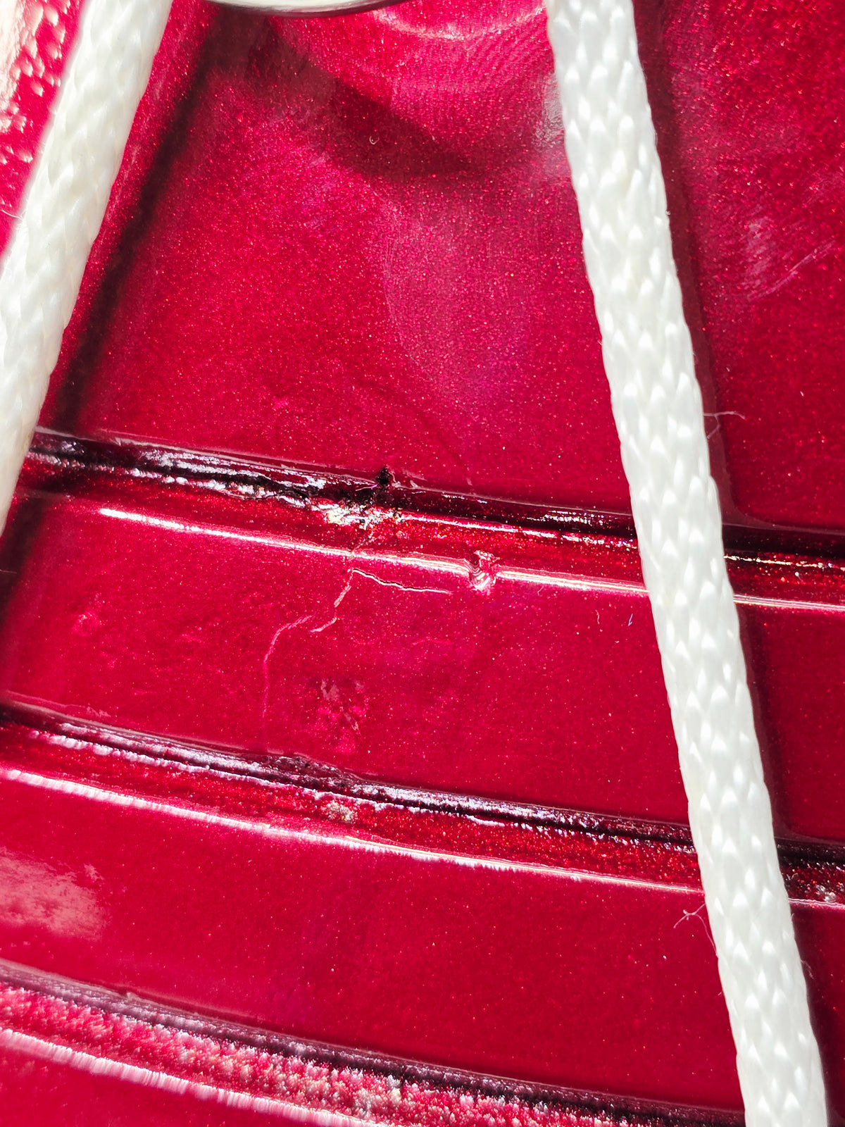 Carib Naad™ — 22.5" Trini Roped Mango Wood Dholak (17 lbs) *Very Minor Cosmetic Crack)