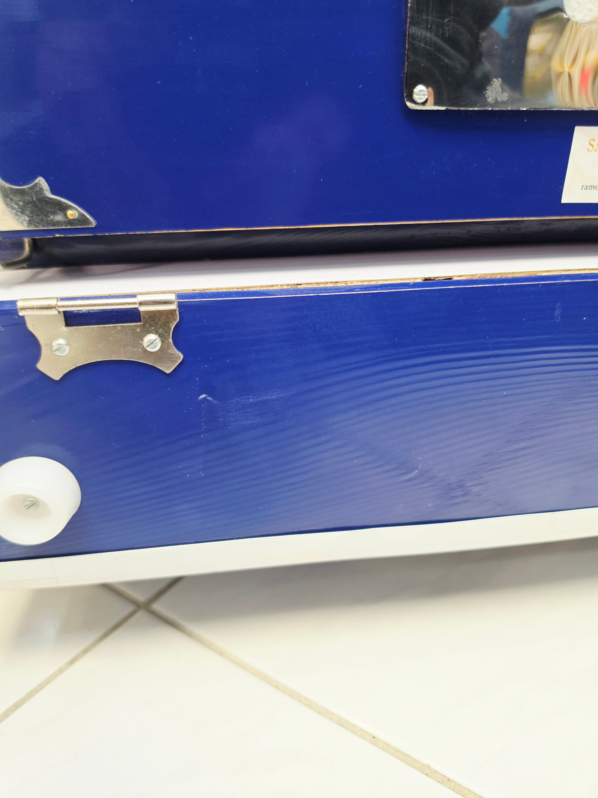AzureVoyage Blue Professional 42-Key Traveller Harmonium with Coupler (Minor Cosmetic Blemishes)