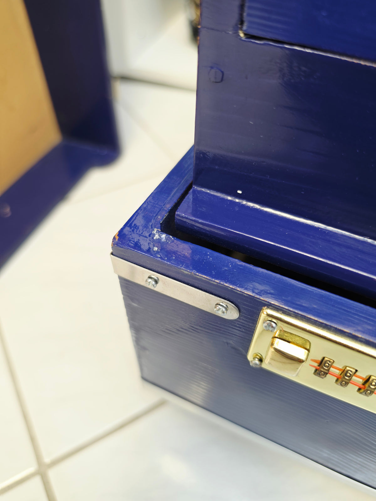 AzureVoyage Blue Professional 42-Key Traveller Harmonium with Coupler (Minor Cosmetic Blemishes)