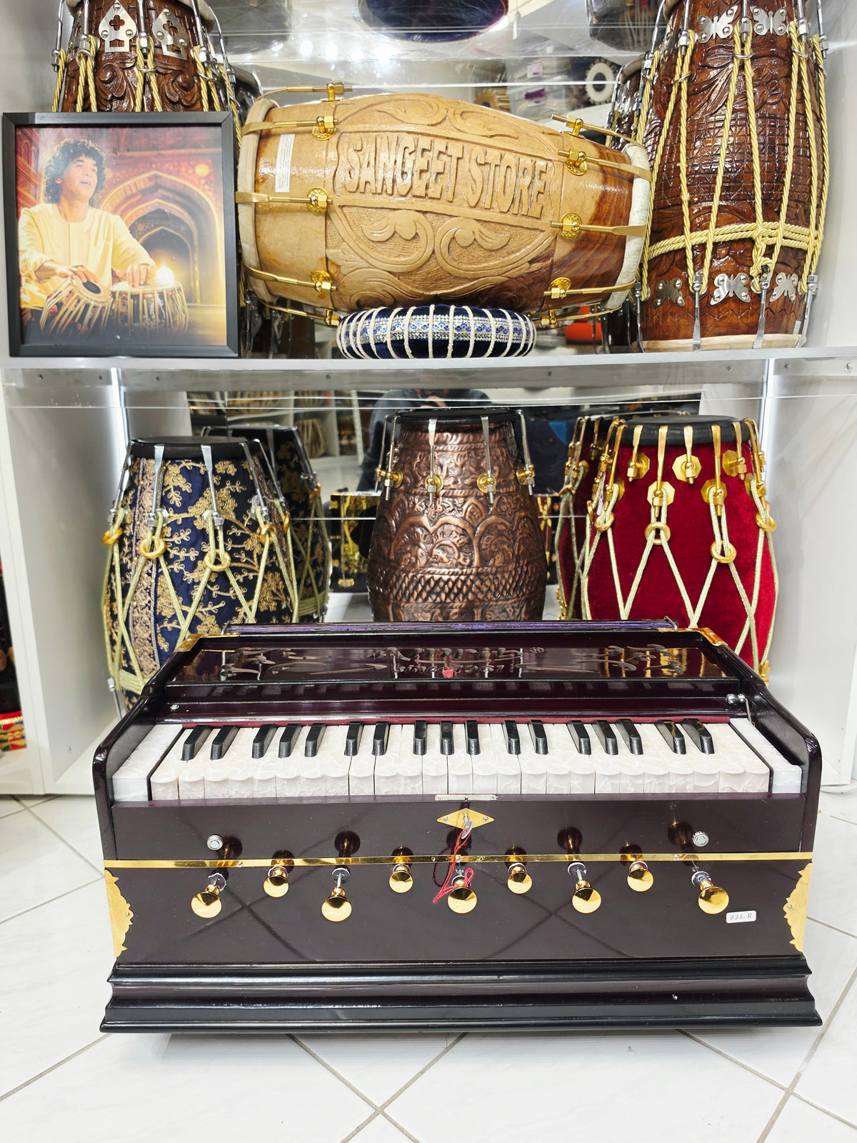 Amrit Elite — 2-Reed Professional Boxed Harmonium with Coupler (Premium Edition) *Very Minor Cosmetic Defects